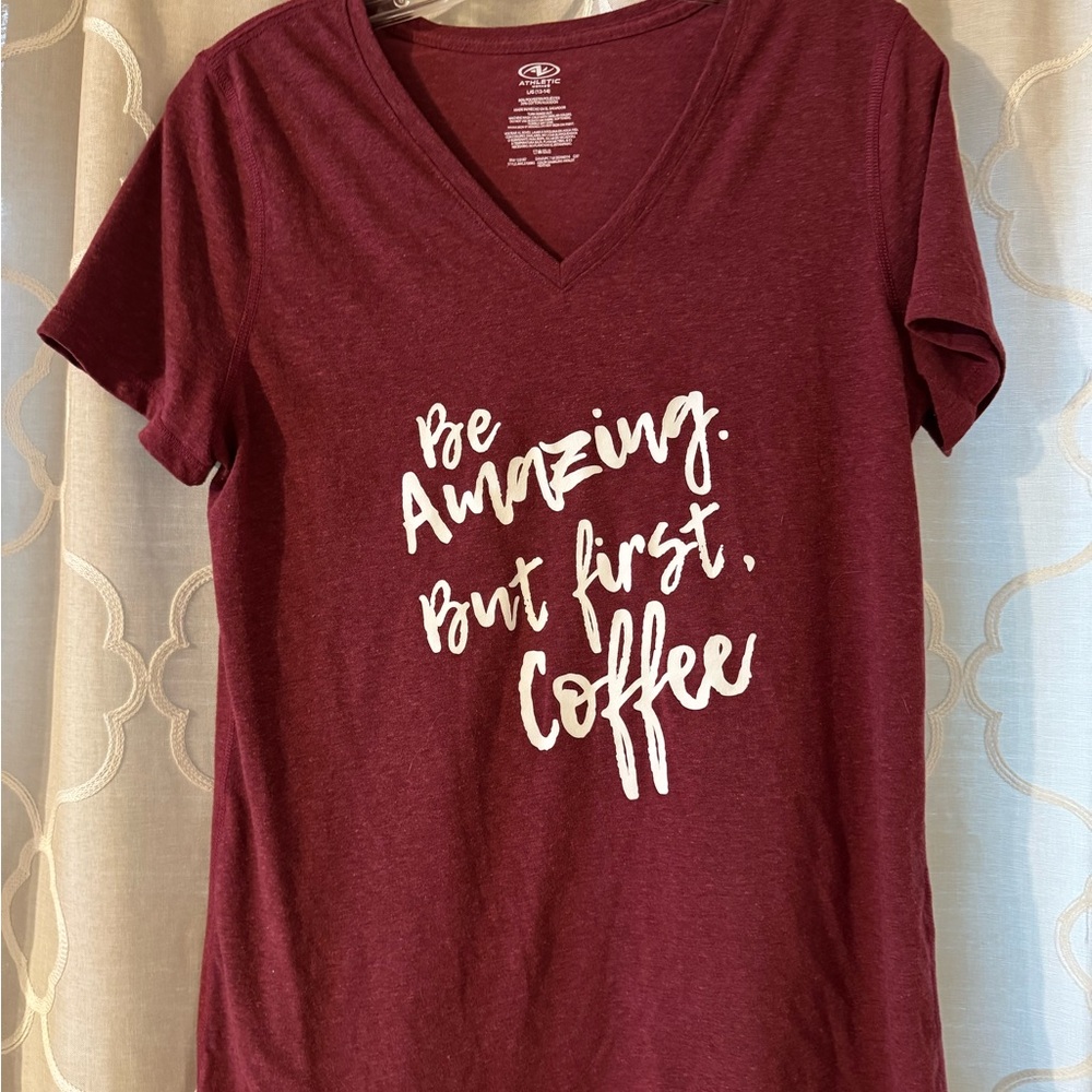Athletic Works Merlot Heather Tee